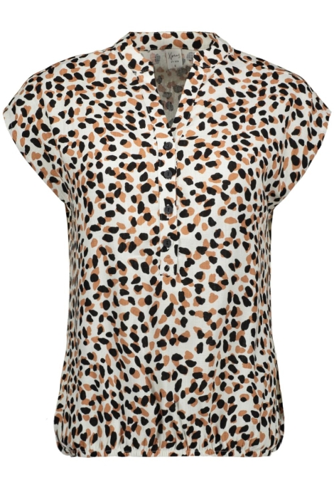 NED ecru dames t-shirt | Vooraanzicht