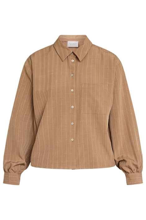 SisterS point camel dames blouse | Vooraanzicht