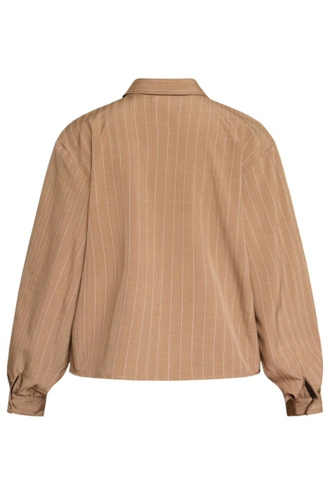 SisterS point camel dames blouse | Achteraanzicht