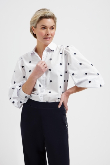 Lady Day l30 701 3049 andrea blouse Wit