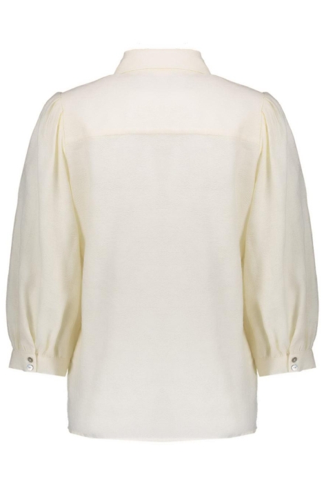 Geisha witte dames blouse | Achteraanzicht
