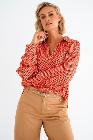 Maicazz sense blouse sp26 20 004 Oranje