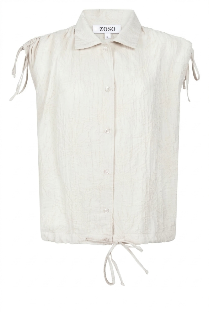 Zoso witte dames blouse | Vooraanzicht