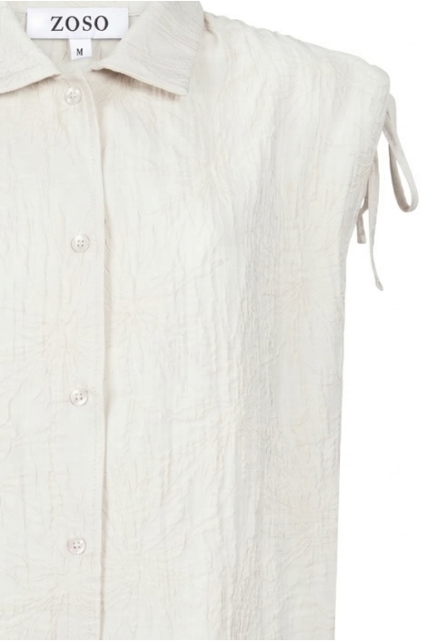 Zoso witte dames blouse | Close up