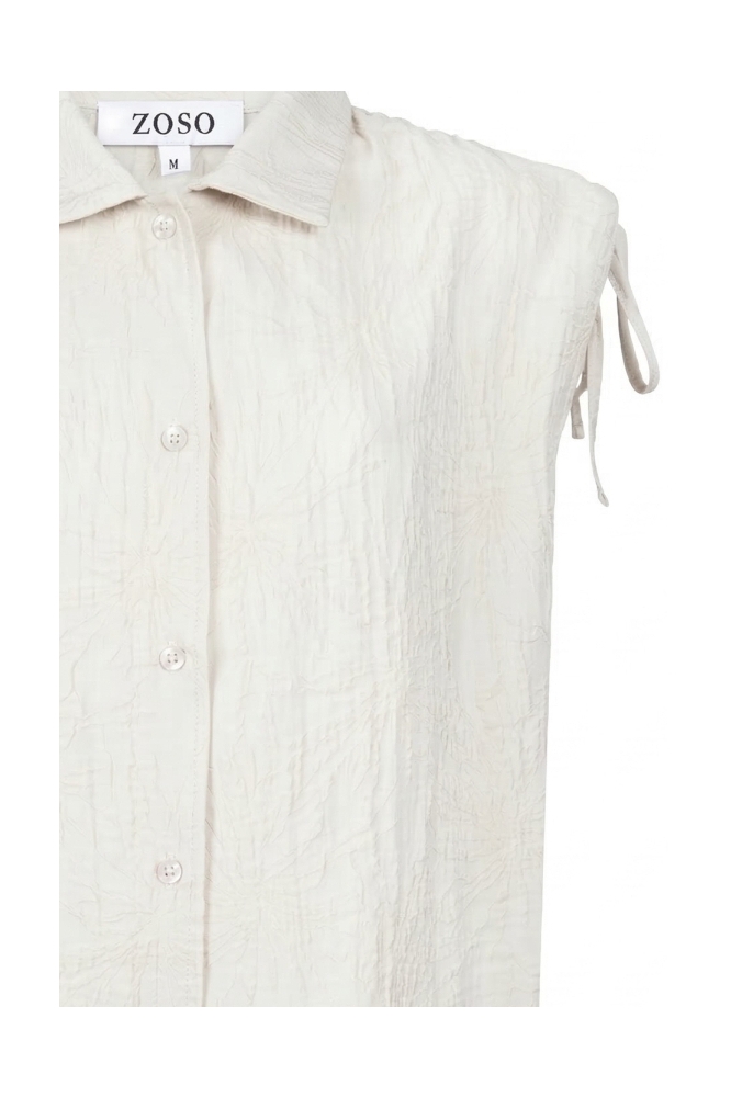 Zoso witte dames blouse | Close up