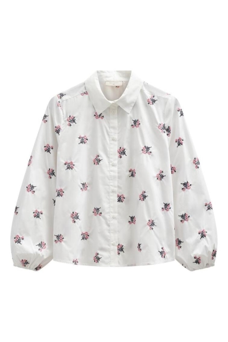 Freequent witte dames blouse | Vooraanzicht