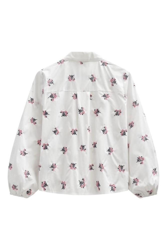 Freequent witte dames blouse | Achteraanzicht