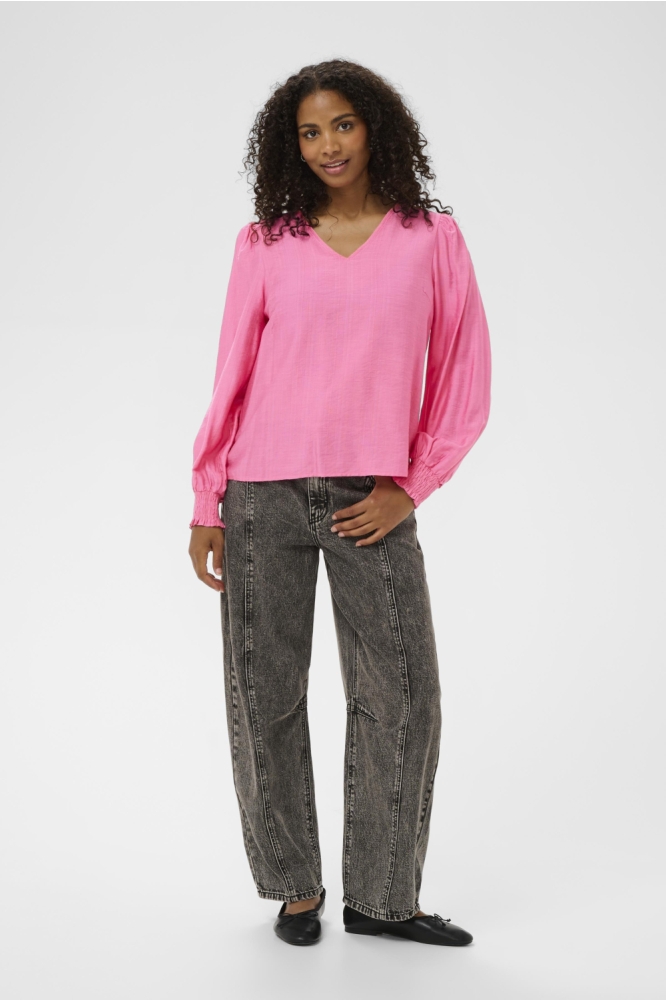 Kaffe roze dames blouse | Model