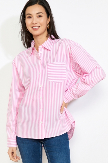 LolaLiza Blouse C STRIPA S26 05702931 Light pink