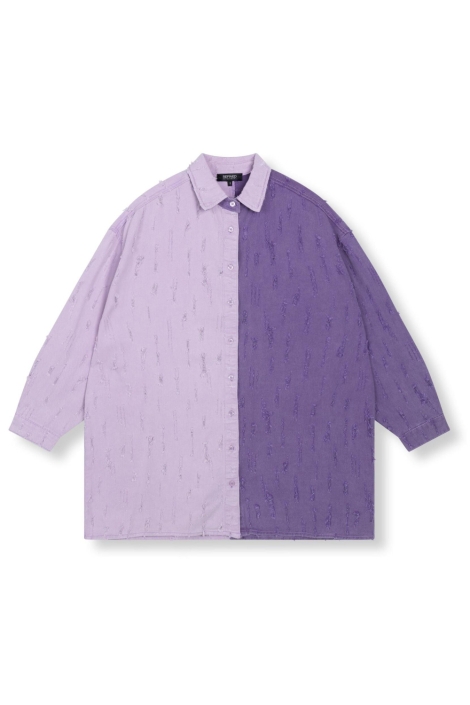 Refined Department paarse dames blouse | Vooraanzicht