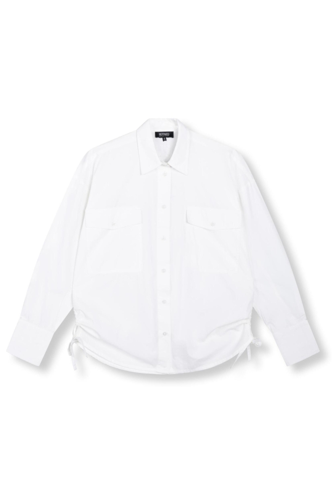 Refined Department witte dames blouse | Vooraanzicht