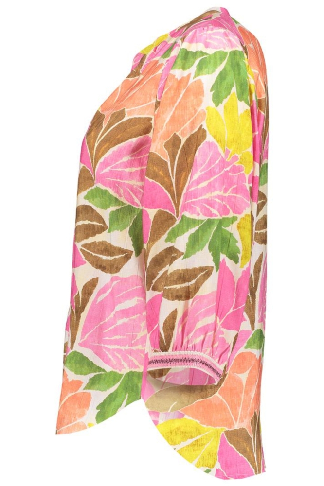Geisha multi color dames blouse | Zijaanzicht