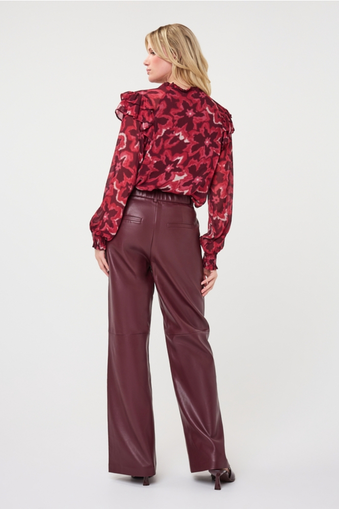 EsQualo rode dames blouse |
