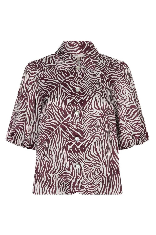 EsQualo rode dames blouse | Vooraanzicht