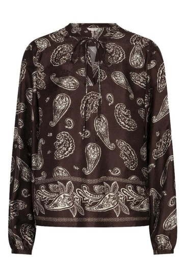 EsQualo Blouse BLOUSE BORDER WARM F26 14506 999 PRINT