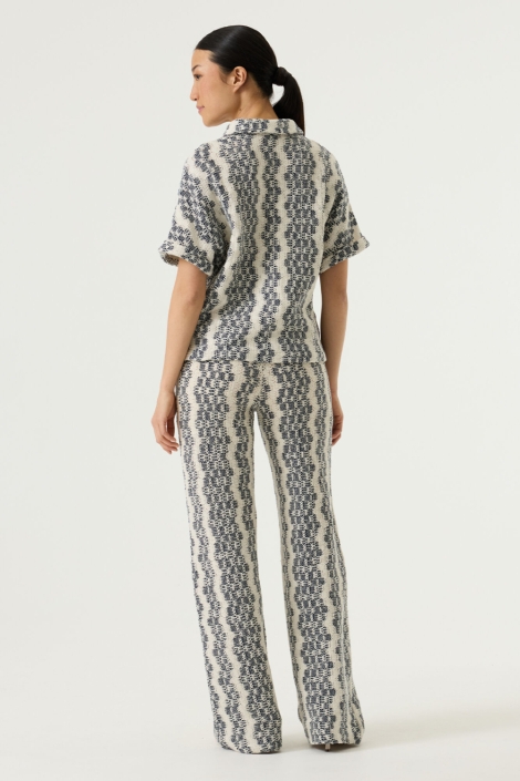 Garcia ecru dames blouse | Model