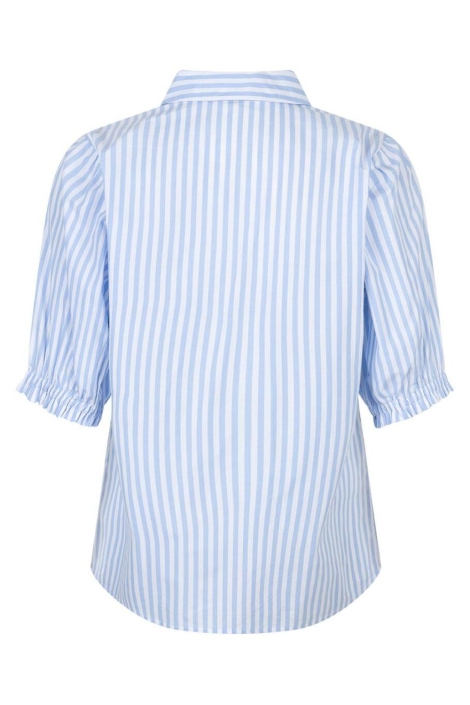 Red Button blauwe dames blouse | Achteraanzicht