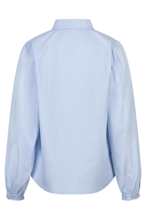 Red Button blauwe dames blouse | Achteraanzicht