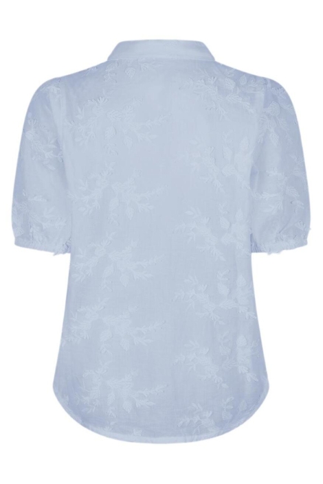 Red Button blauwe dames blouse | Achteraanzicht