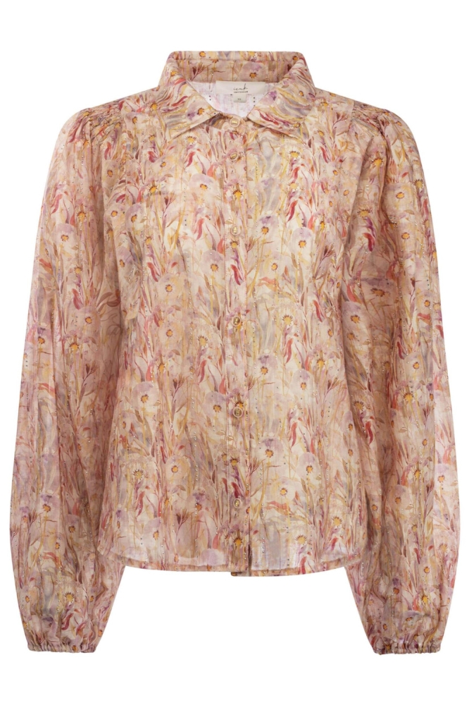 I-coni-K multi color dames blouse | Vooraanzicht