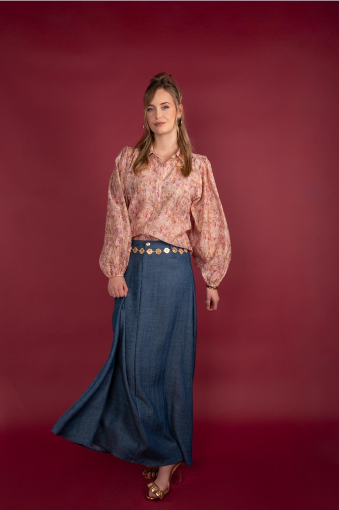 I-coni-K multi color dames blouse | Model