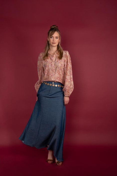 I-coni-K multi color dames blouse | Model