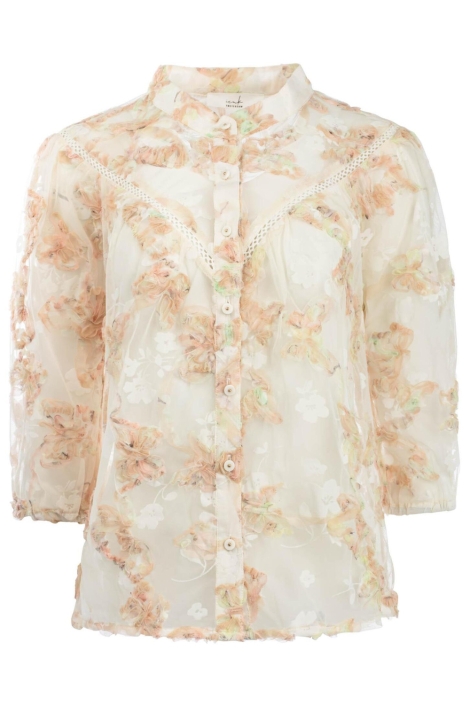 I-coni-K multi color dames blouse | Vooraanzicht