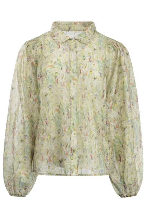I-coni-K multi color dames blouse | Vooraanzicht