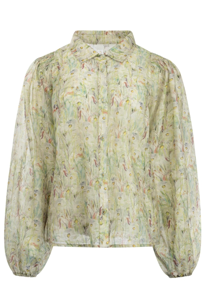 I-coni-K multi color dames blouse | Vooraanzicht