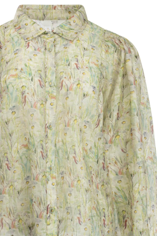I-coni-K multi color dames blouse | Close up