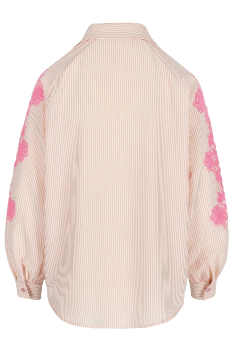 LolaLiza roze dames blouse | Achteraanzicht