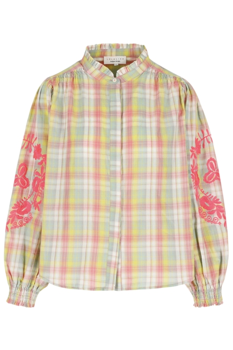 LolaLiza beige dames blouse | Vooraanzicht