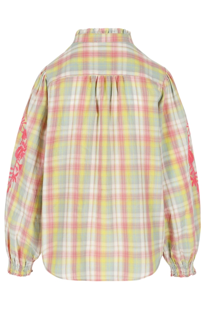 LolaLiza beige dames blouse | Achteraanzicht