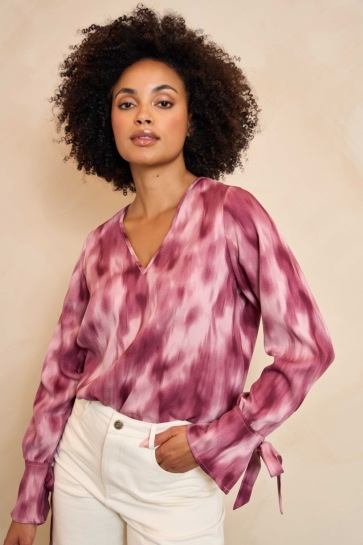 Lofty Manner BLOUSE LORA RA01 318 mauve ombre