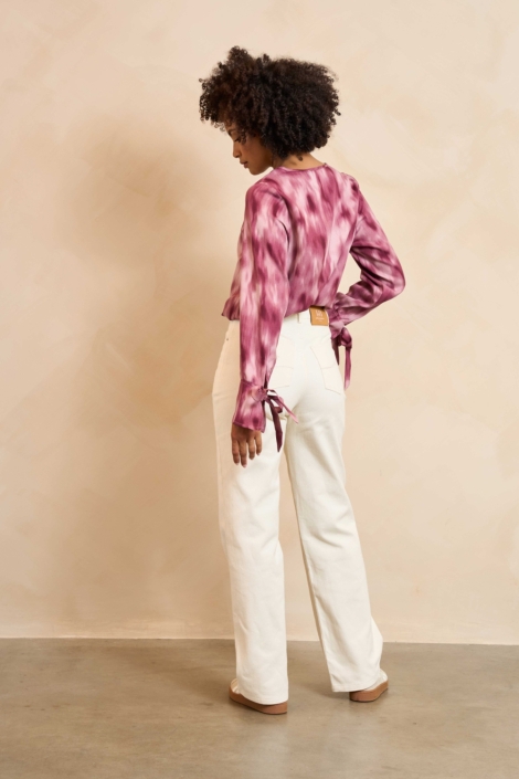 Lofty Manner rode dames blouse | Model