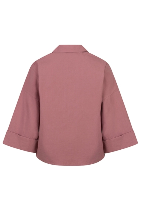 Lofty Manner roze dames blouse | Achteraanzicht