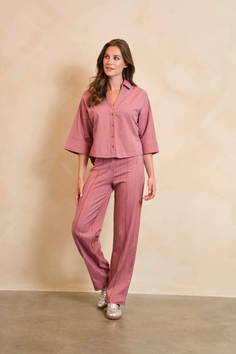 Lofty Manner roze dames blouse | Model