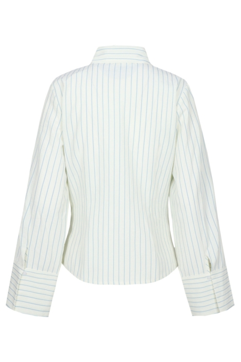 Fluresk witte dames blouse | Achteraanzicht