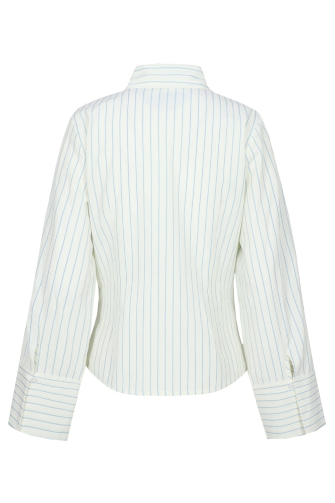 Fluresk witte dames blouse | Achteraanzicht