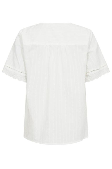 Freequent beige dames blouse | Achteraanzicht