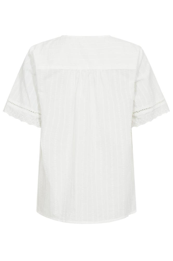 Freequent beige dames blouse | Achteraanzicht