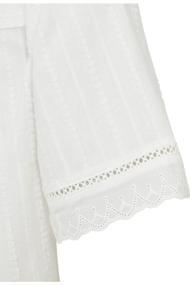 Freequent beige dames blouse | Close up