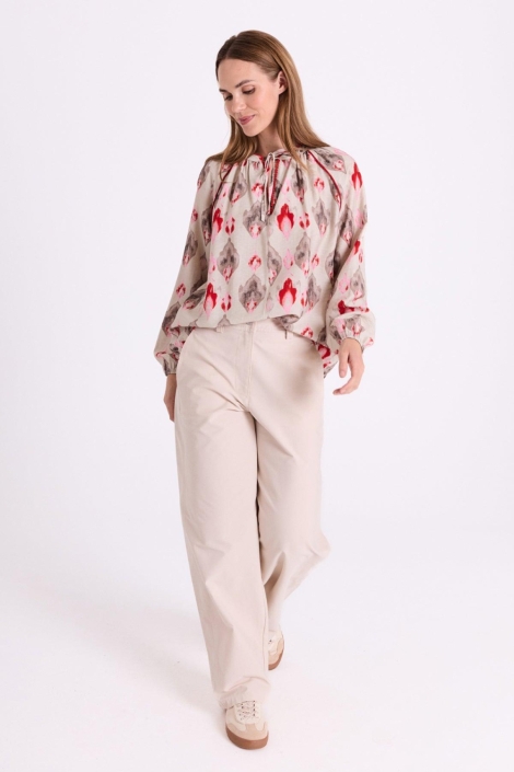 Freequent beige dames blouse | Model