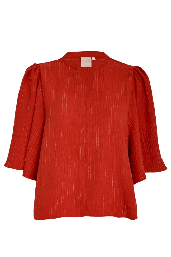 Peppercorn rode dames t-shirt | Vooraanzicht