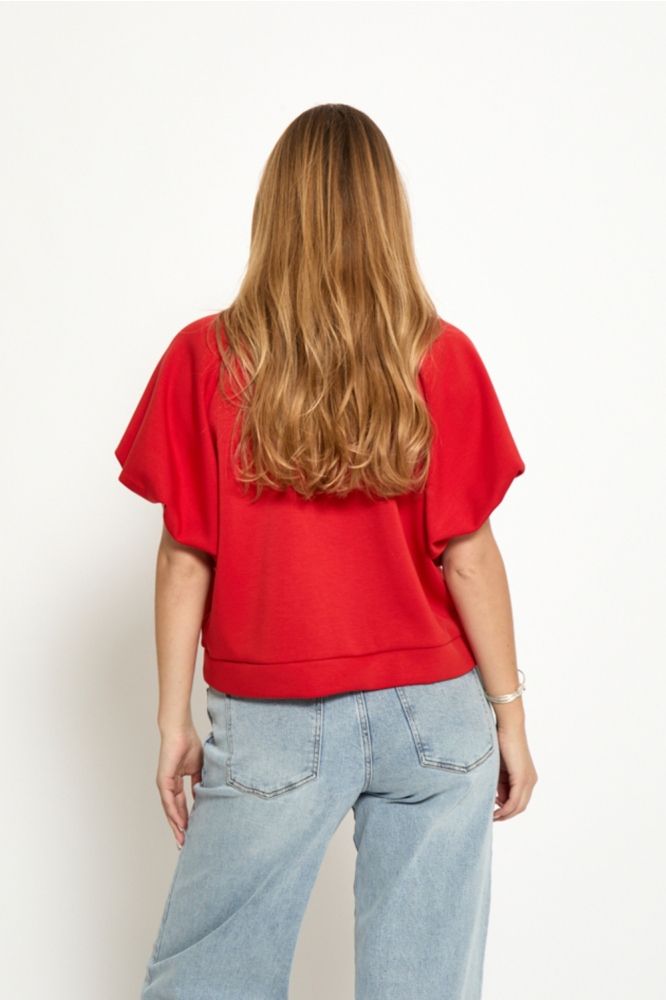 Peppercorn rode dames sweater | 