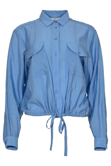 Maicazz blauwe dames blouse | Vooraanzicht