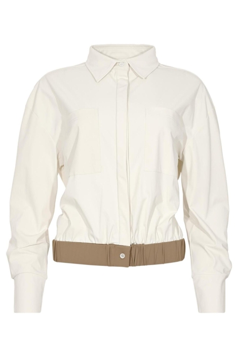 Maicazz ecru dames blouse | Vooraanzicht
