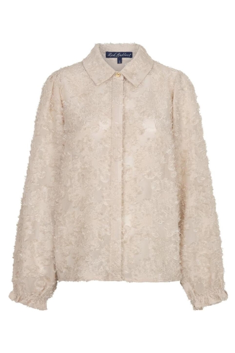 Red Button beige dames blouse | Vooraanzicht
