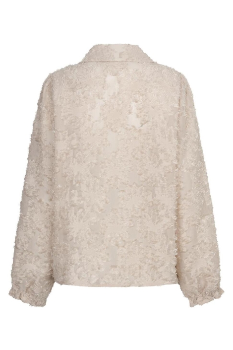 Red Button beige dames blouse | Achteraanzicht
