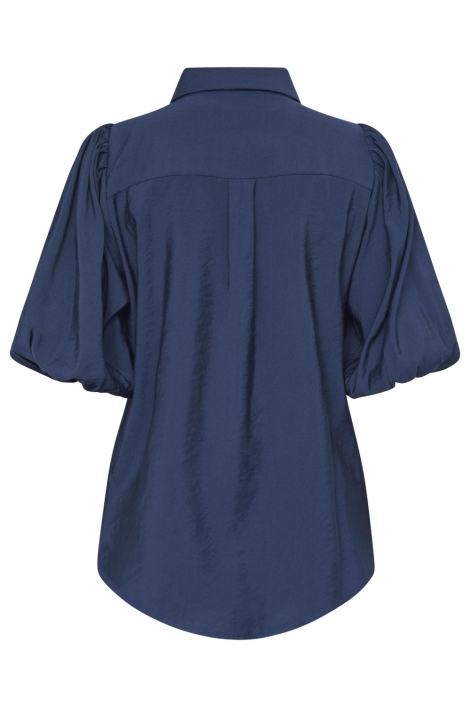 SisterS point blauwe dames blouse | Achteraanzicht